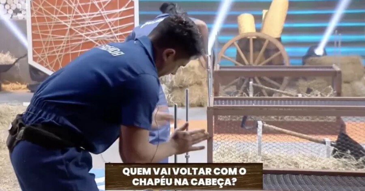 Peões disputam dinâmica clássica durante Prova do Fazendeiro de A