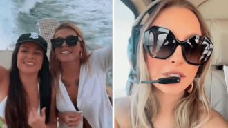 Poderosas! Ex-BBBs Carla Diaz, Juliette Freire e Pocah fazem passeios de helicóptero e barco: 