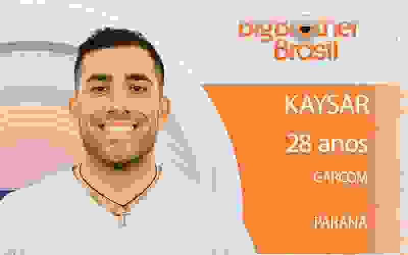 Kaysar está no BBB18! Conheça o participante
