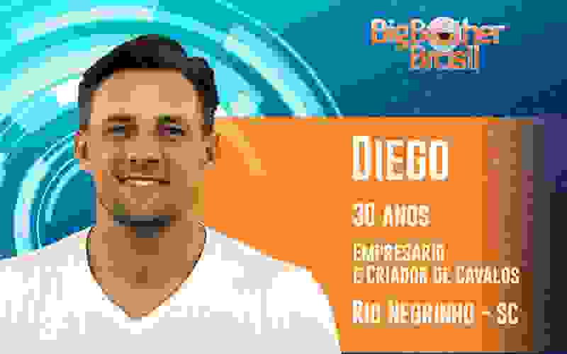 Diego é participante do BBB19; conheça!