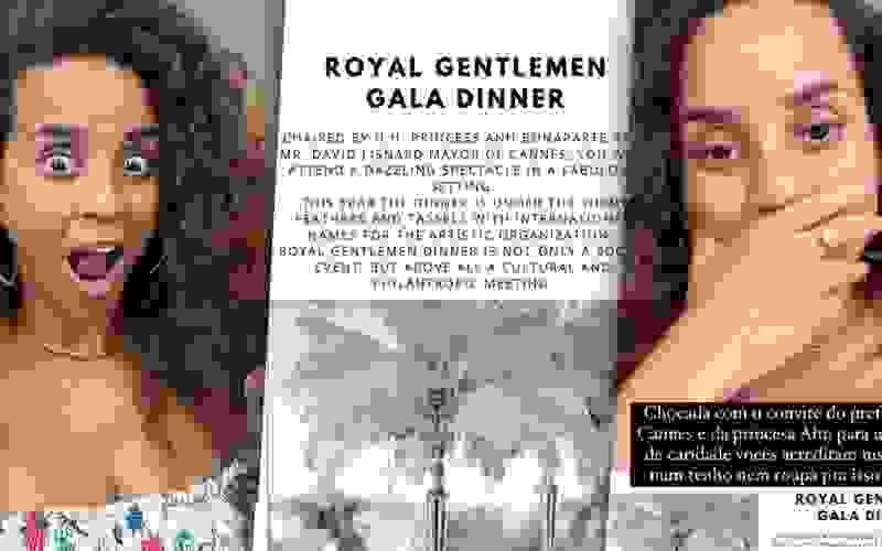 Domitila Barros recebe convite de prefeito de Cannes para jantar de gala com princesa: 