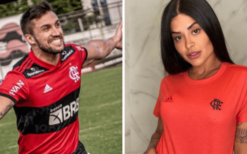 Ex-BBB Arthur Picoli é convidado para o time de futebol 7 do Flamengo e Aline Riscado elogia: "Embaixadinha já vi que faz"