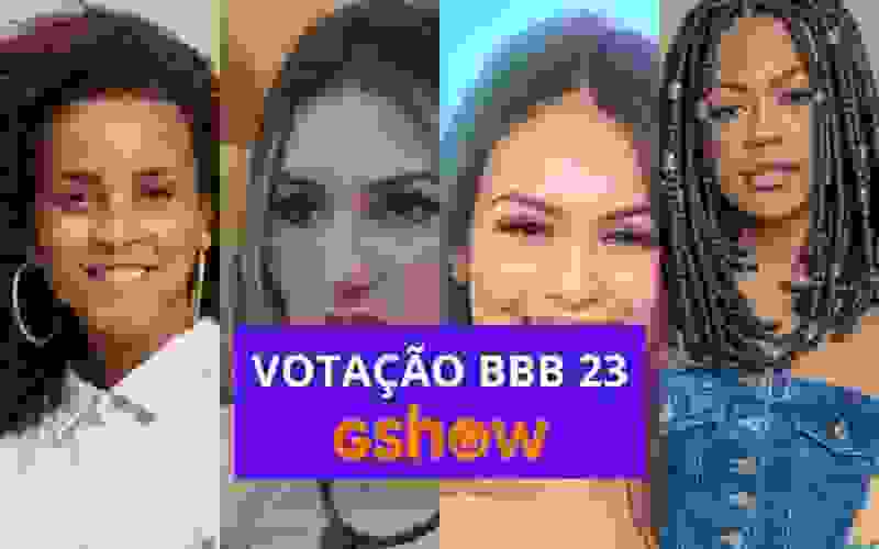 Gshow votação BBB 23: votar para ficar Amanda, Domitila, Lari e Marvvila