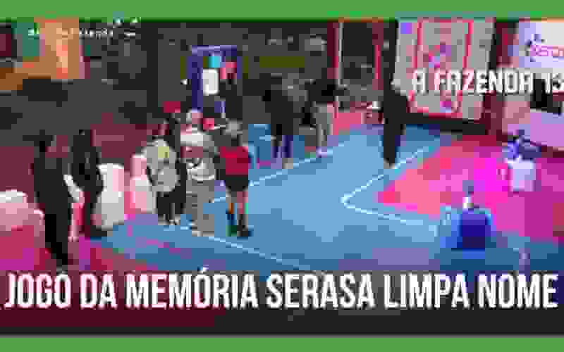 Peões participam de jogo da memória da Serasa Limpa Nome